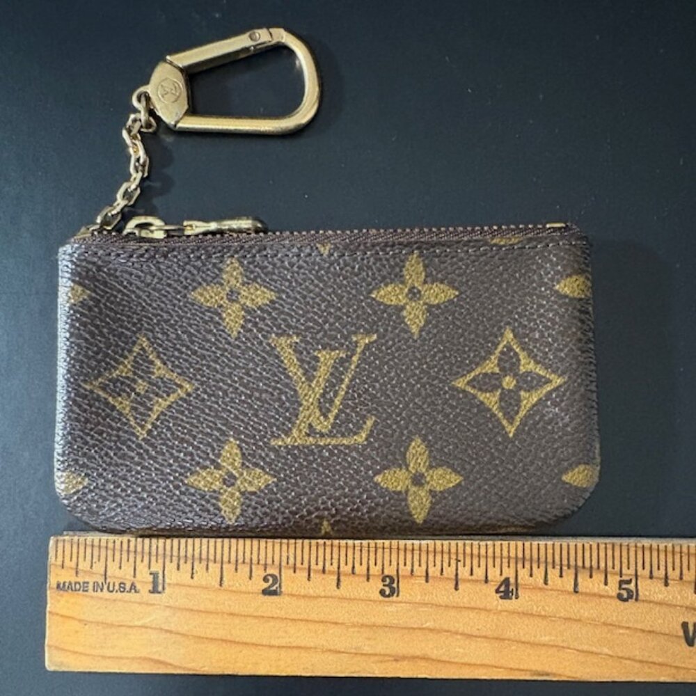 Authentic Monogram Louis Vuitton Key Pouch/Coin purse